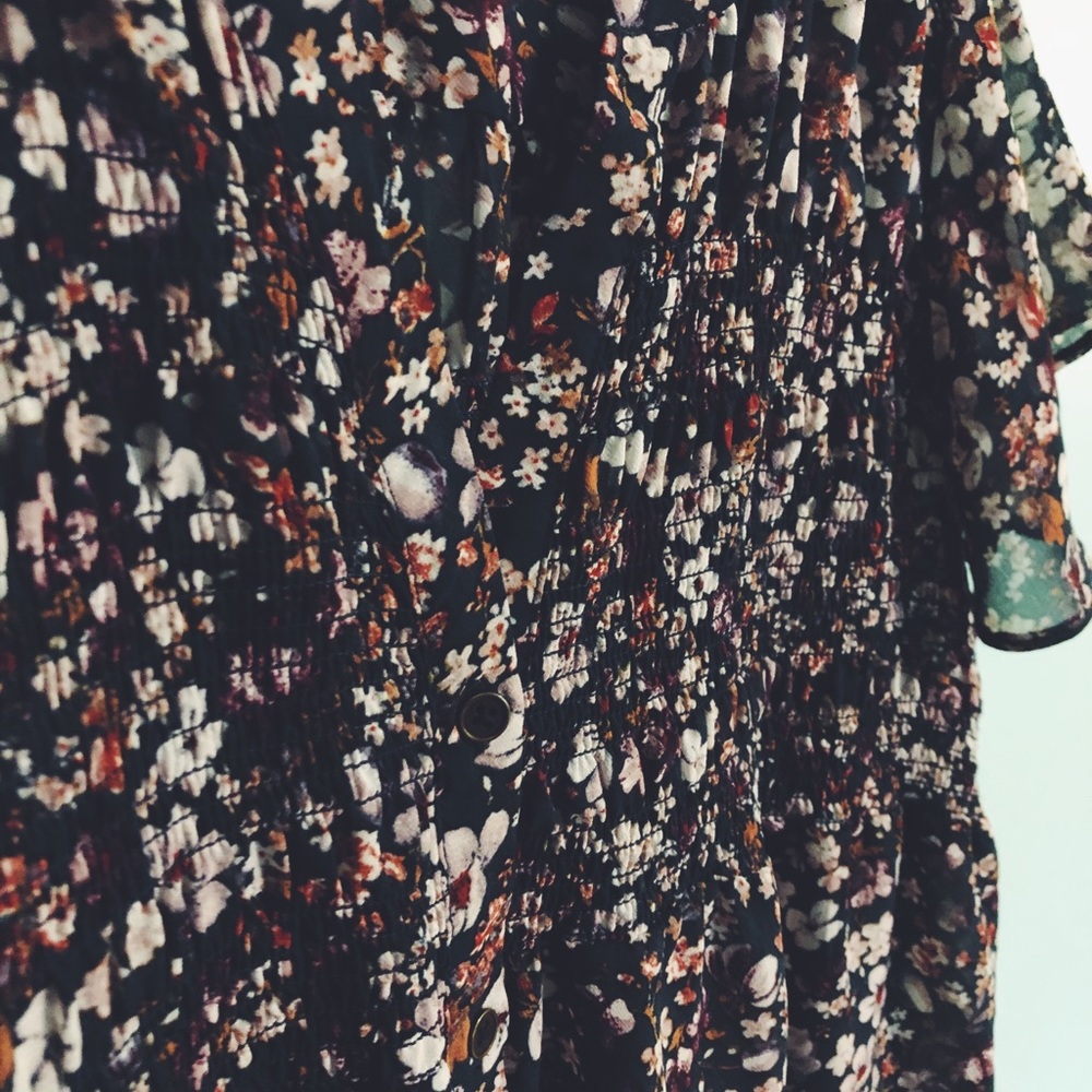 floral blouse